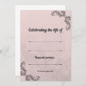 招待状 (正面/裏面)