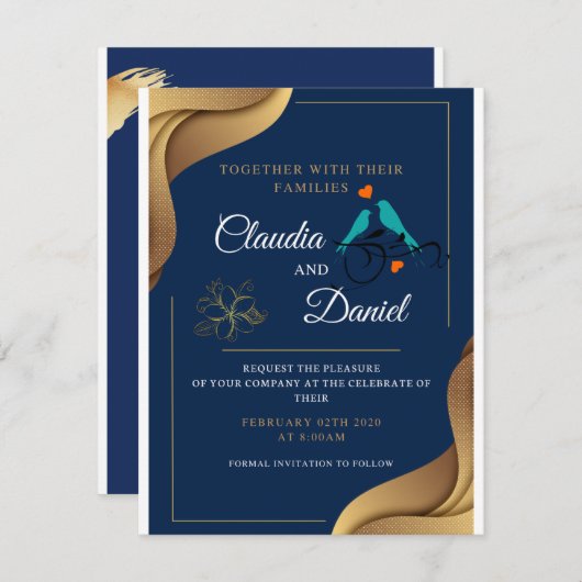 招待状 (正面/裏面)