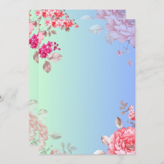 招待状 (正面/裏面)