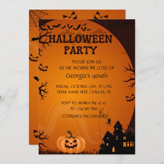 招待状 (正面/裏面)