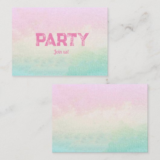 招待状 (正面/裏面)