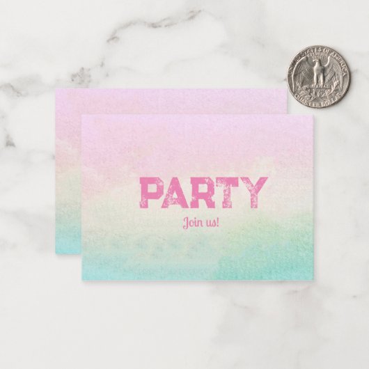 招待状 (正面/裏面インサイチュ)