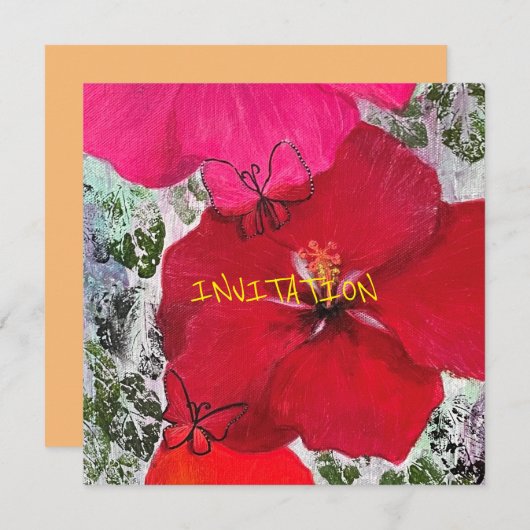 招待状 (正面/裏面)