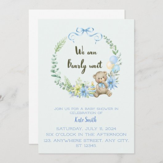 招待状 (正面/裏面)