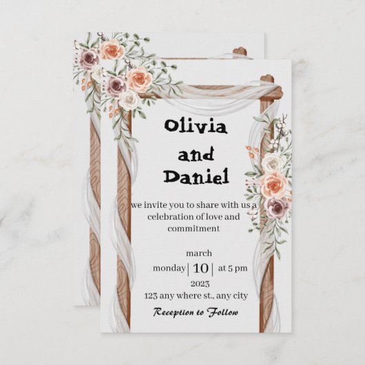 招待状 (正面/裏面)