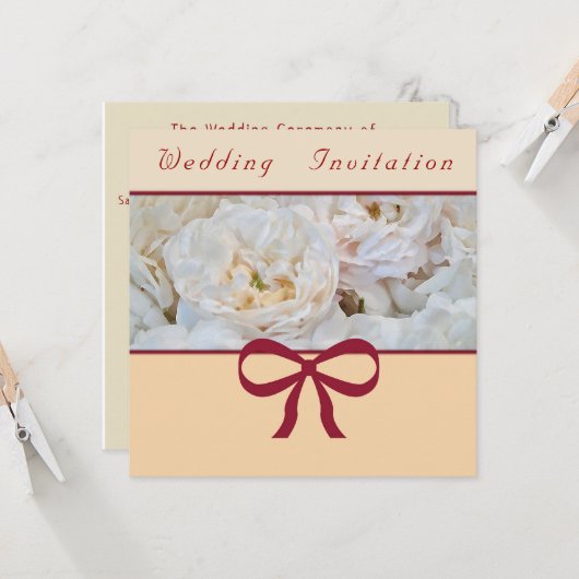 招待状 (正面/裏面インサイチュ)