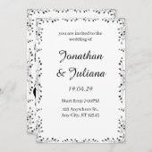 招待状 (正面/裏面)