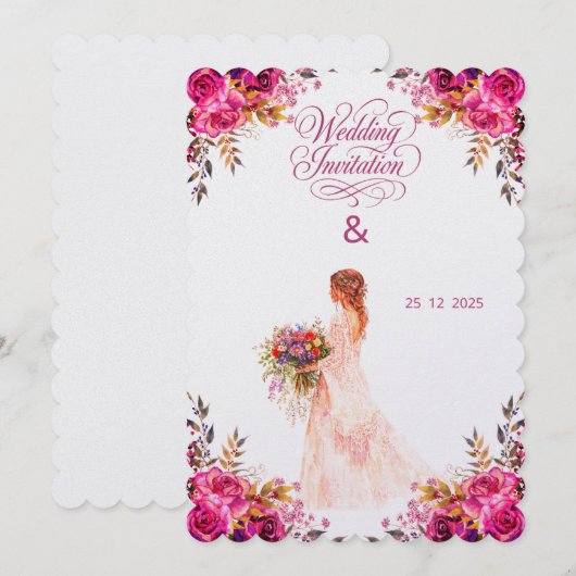 招待状 (正面/裏面)