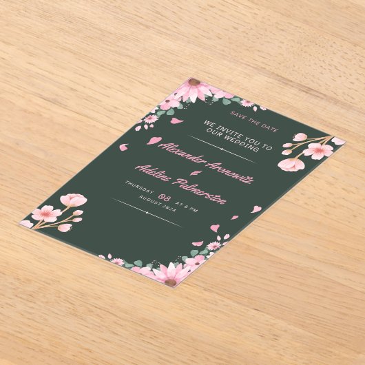 招待状 (レイダウン)