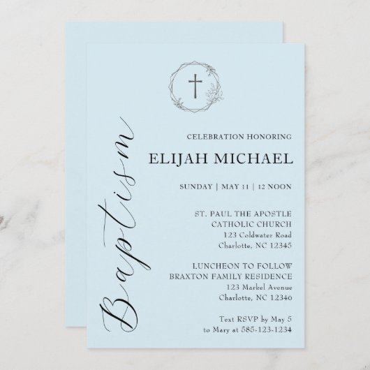 招待状 (正面/裏面)