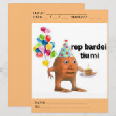 招待状 (正面/裏面)