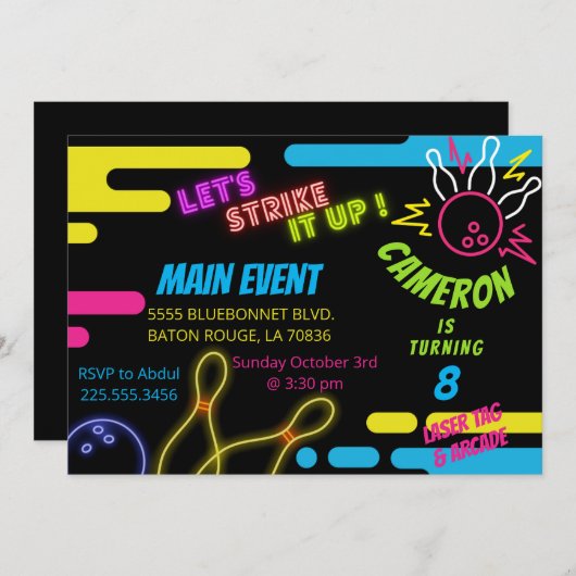 招待状 (正面/裏面)