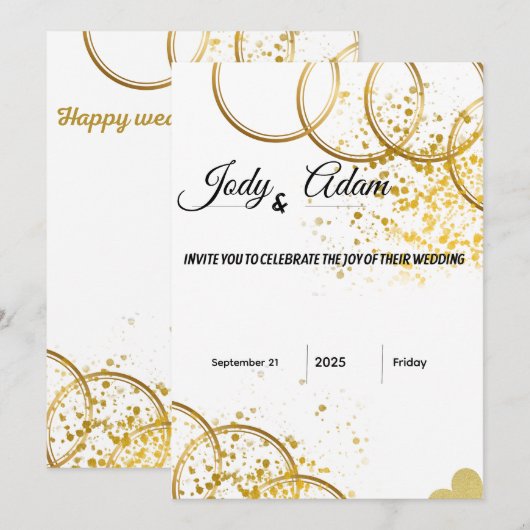 招待状 (正面/裏面)