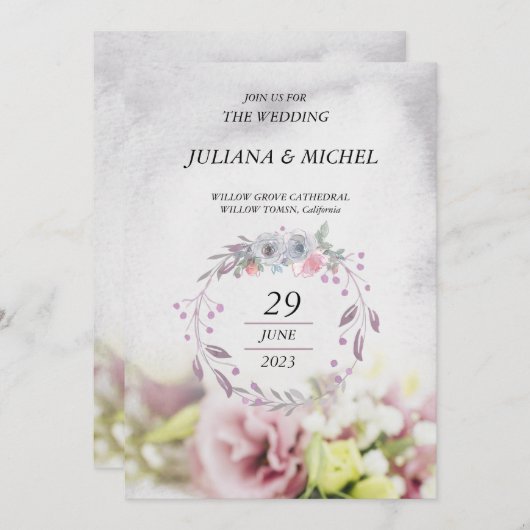 招待状 (正面/裏面)