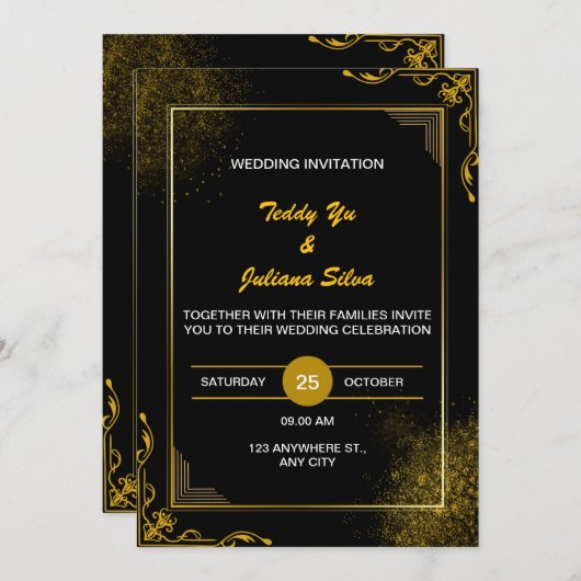 招待状 (正面/裏面)