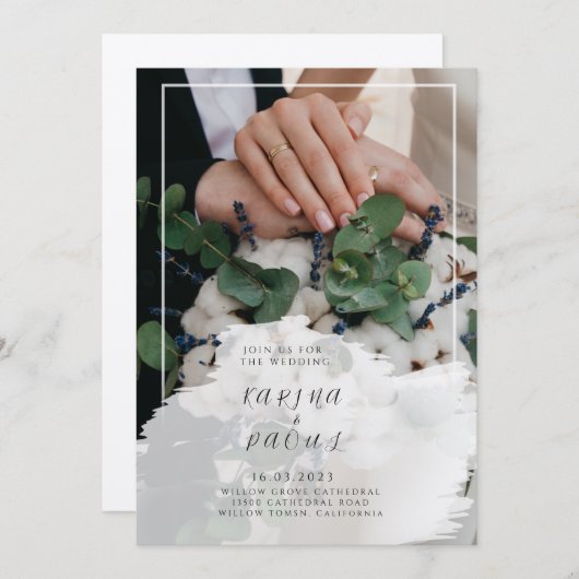 招待状 (正面/裏面)