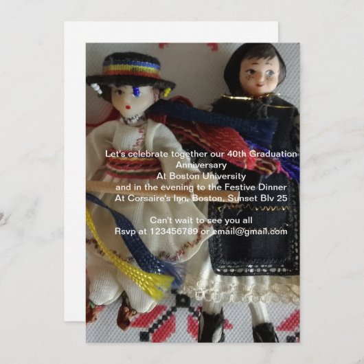 招待状 (正面/裏面)