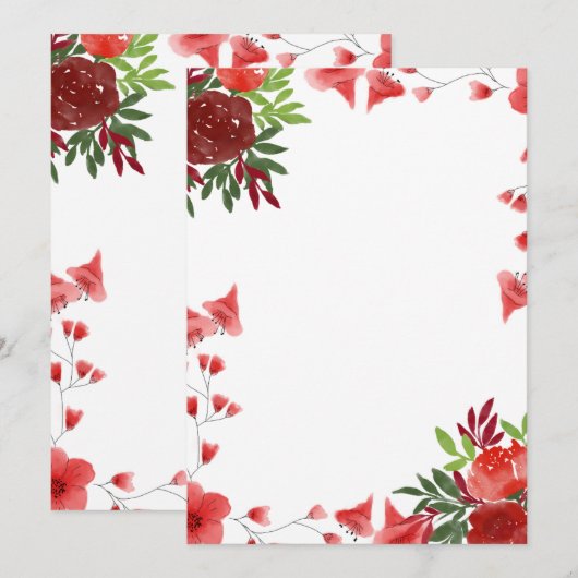 招待状 (正面/裏面)