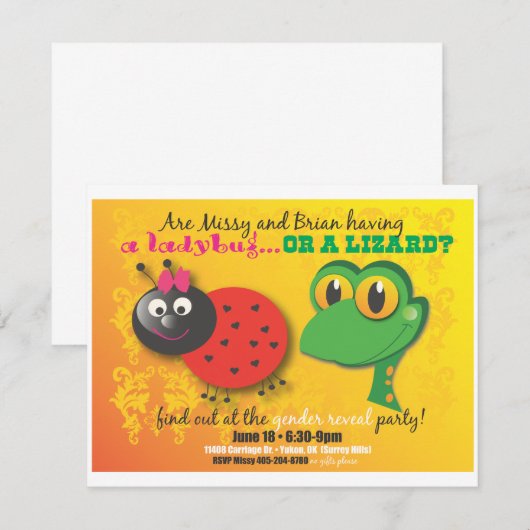  招待状 (正面/裏面)