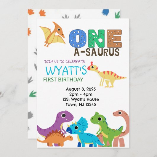 招待状 (正面/裏面)