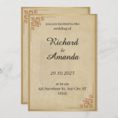 招待状 (正面/裏面)