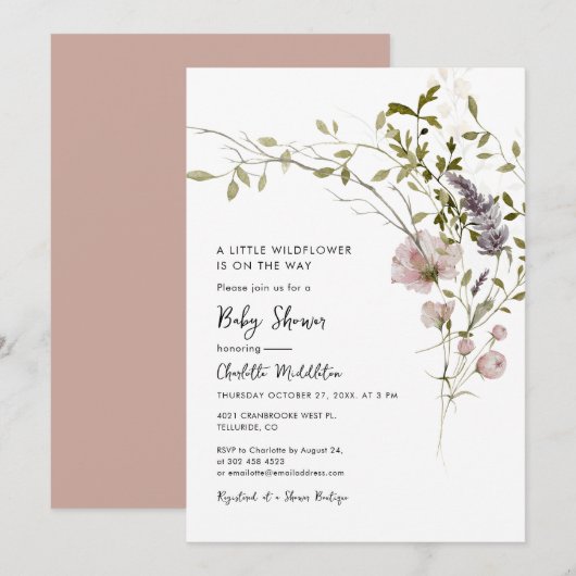 招待状 (正面/裏面)