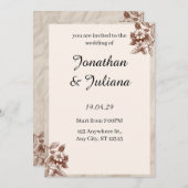 招待状 (正面/裏面)