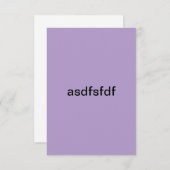 招待状 (正面/裏面)