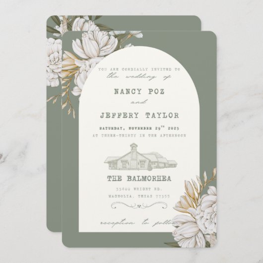 招待状 (正面/裏面)