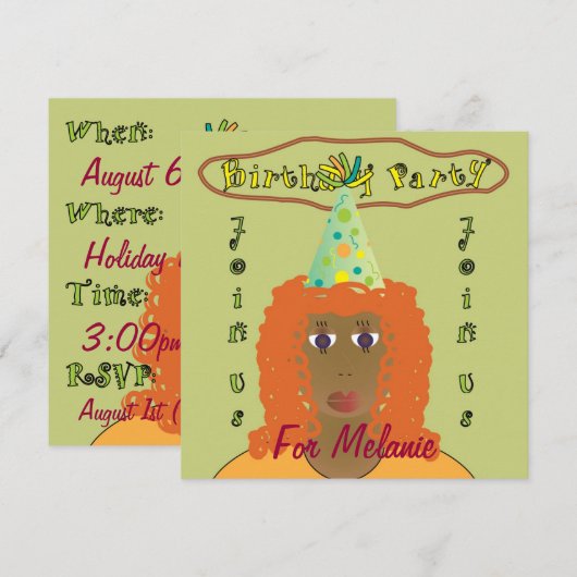 招待状 (正面/裏面)