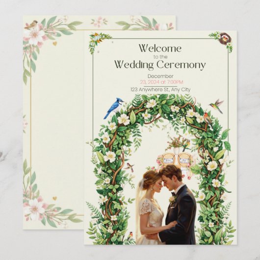 招待状 (正面/裏面)