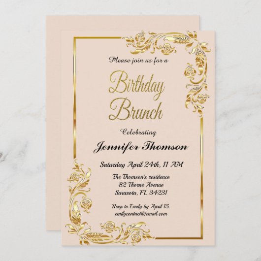 招待状 (正面/裏面)