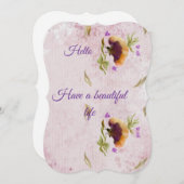 招待状 (正面/裏面)