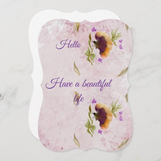 招待状 (正面/裏面)