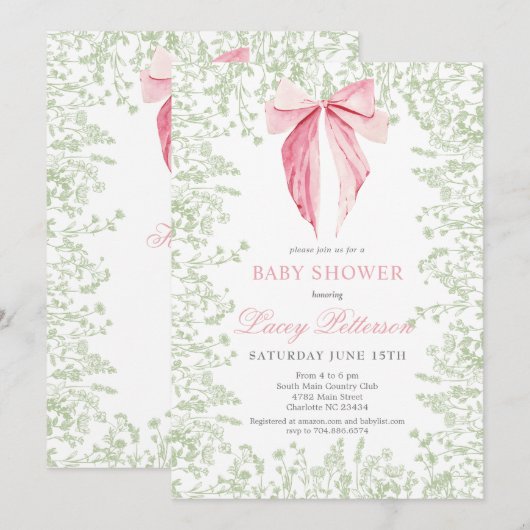 招待状 (正面/裏面)