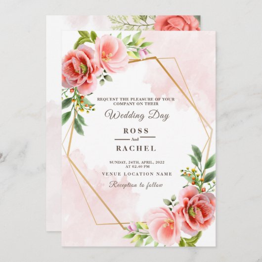 招待状 (正面/裏面)