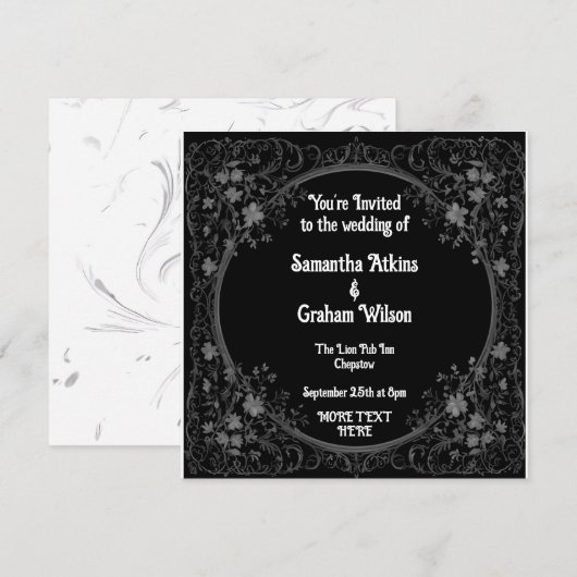 招待状 (正面/裏面)