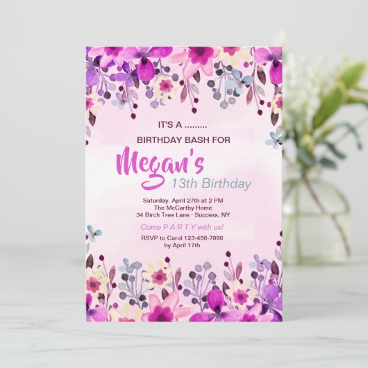 " 招待状 (スタンド正面)