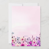 " 招待状 (裏面)