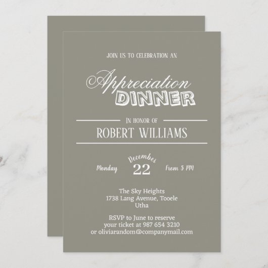 招待状 (正面/裏面)