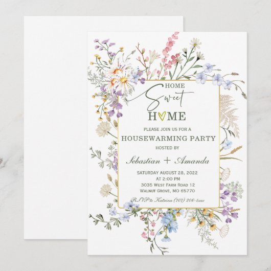 招待状 (正面/裏面)