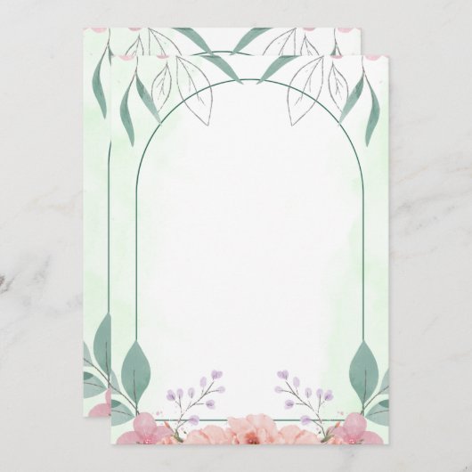 招待状 (正面/裏面)