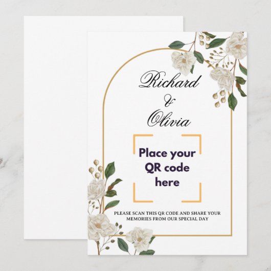 招待状 (正面/裏面)