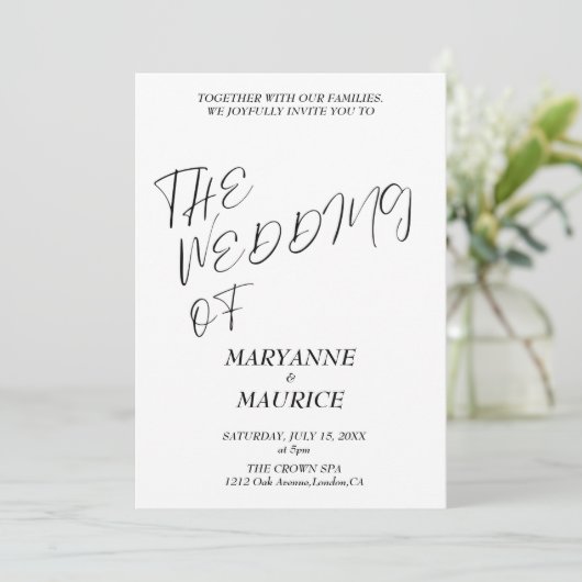 招待状 (スタンド正面)