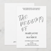 招待状 (正面/裏面)