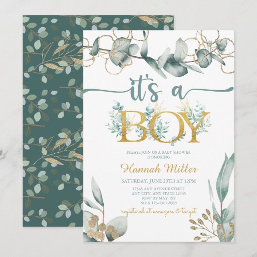 招待状 (正面/裏面)