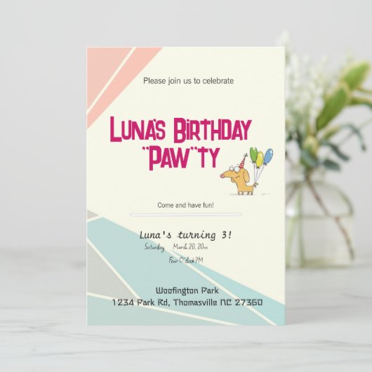 招待状 (スタンド正面)