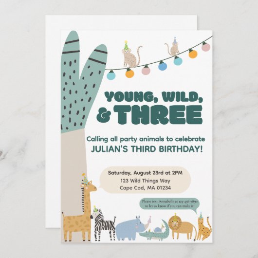 招待状 (正面/裏面)