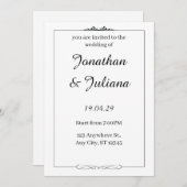 招待状 (正面/裏面)