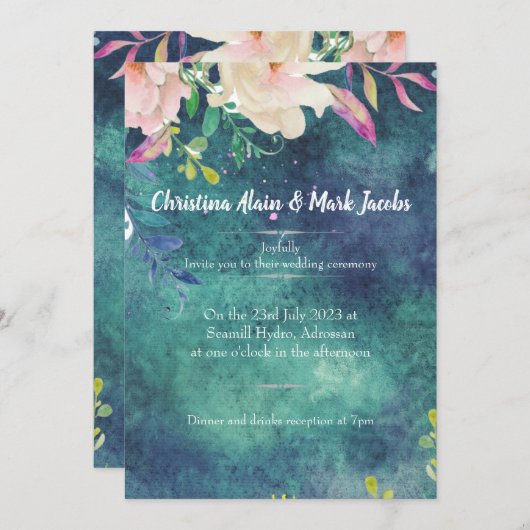 招待状 (正面/裏面)